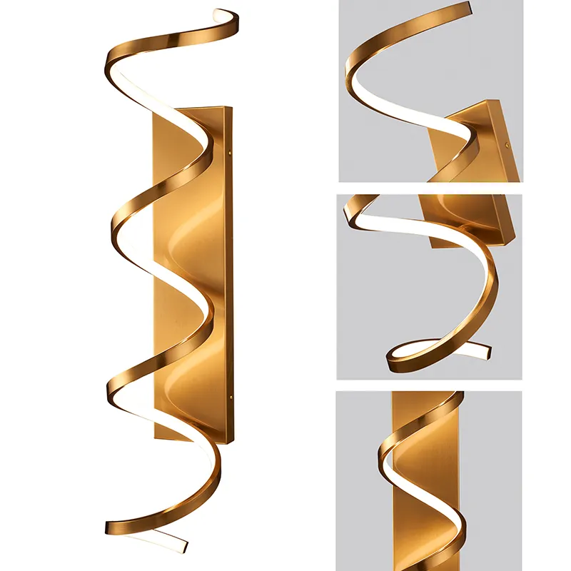 Modern Led Spiral Wall Sconce